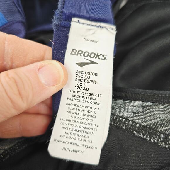 34C Brooks Rebound Racer Bras Set of Two - Picture 3 of 4